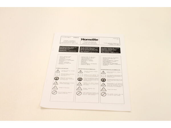 10050043-1-M-Homelite-PS05739-Operator'S Manual (Not Shown)