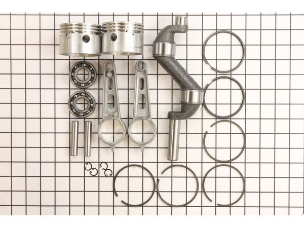 10053914-1-M-Campbell Hausfeld-VT040650AV-Crankshaft, Bearings, Rods, Pi