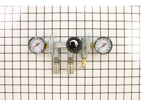 10054150-1-M-Campbell Hausfeld-WL024501AV-Manifold Assembly-Ridgid Gauges