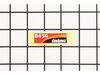 Label-Model – Part Number: X543001390