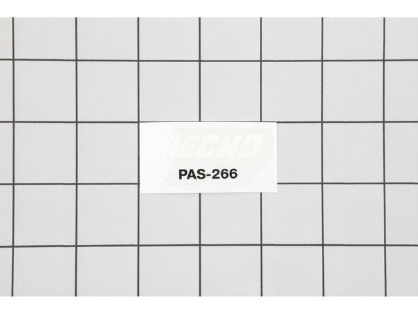 10054365-1-M-Echo-X547002080-Label - Model Pas-266