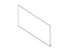 GLASS OVEN DOOR Assembly – Part Number: WB56X21447
