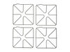 10063215-2-S-GE-WB31X23817-GRATE KIT