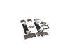10065979-3-S-Whirlpool-W10712395-Upper Rack Adjuster Kit - White Wheels, Left and Right Sides