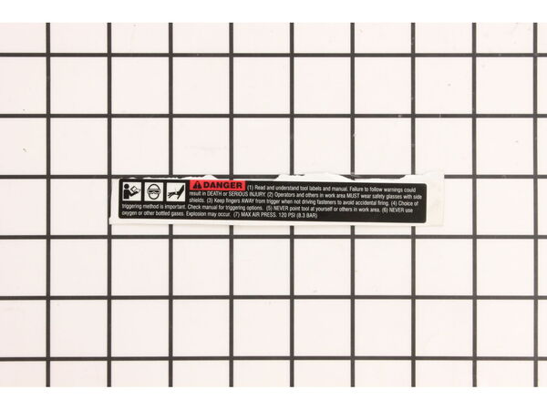 10073630-1-M-Senco-HG0133-Label-Safety Precautions