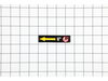 Disc Directional Label – Part Number: 080900062902