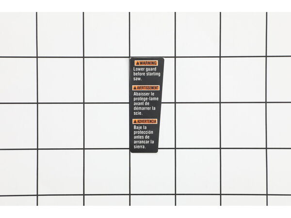 10077122-1-M-Ryobi-089037007910-Blade Guard Warning Label (lef