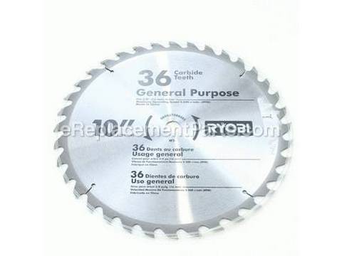 10077126-1-M-Ryobi-089037008001-Saw Blade (36 Tooth)