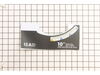 Front Panel Label – Part Number: 089037011901