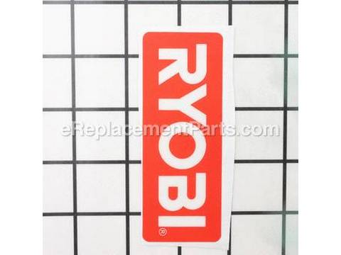 10077535-1-M-Ryobi-089100100905-Logo Plate (Upper Guard)