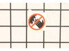 Guard Warning Label – Part Number: 089100100908