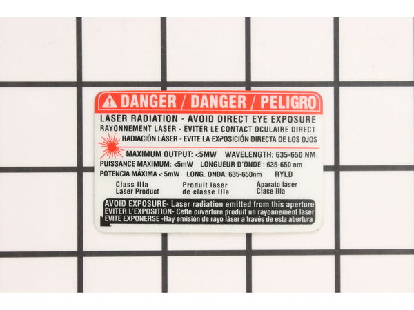 10078350-1-M-Ryobi-089140200911-Laser Warning Label-2