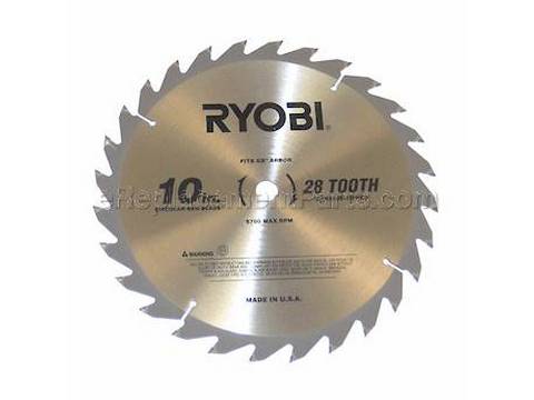 10080864-1-M-Ryobi-350056000-10 X 28t Carbide Blade