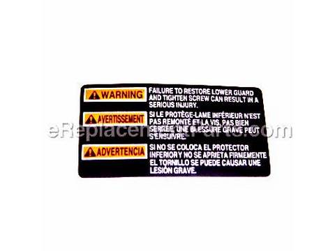 10082103-1-M-Ryobi-580411000-Warning Label Upper Grd.