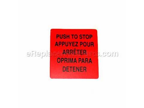 10083811-1-M-Ryobi-664105001-Switch Cover Label Tri-lingual