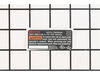 Label Data – Part Number: 940078056
