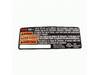 Label Data P240 – Part Number: 940237058
