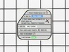 Starting Label – Part Number: 940734127