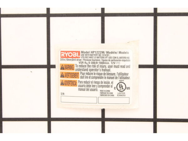 10085772-1-M-Ryobi-9418652-Rating Label