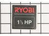 Logo Plate R160 – Part Number: 973675001