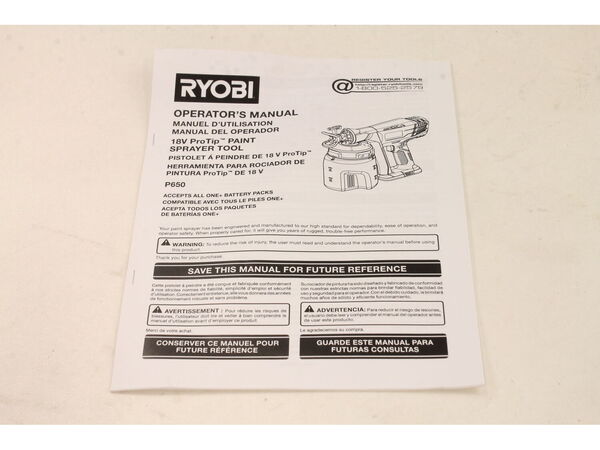 10086641-1-M-Ryobi-988000796-Manual Operators P650