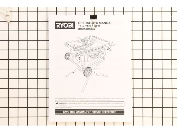 10086647-1-M-Ryobi-988000931-Manual, Operators Rts31