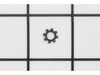 Toothed Lock Washer – Part Number: BD46061
