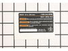Data Label – Part Number: 089037020904