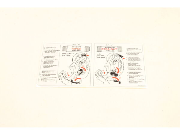 10097529-1-M-Ridgid-46867-Die Head Decal (Not Shown)