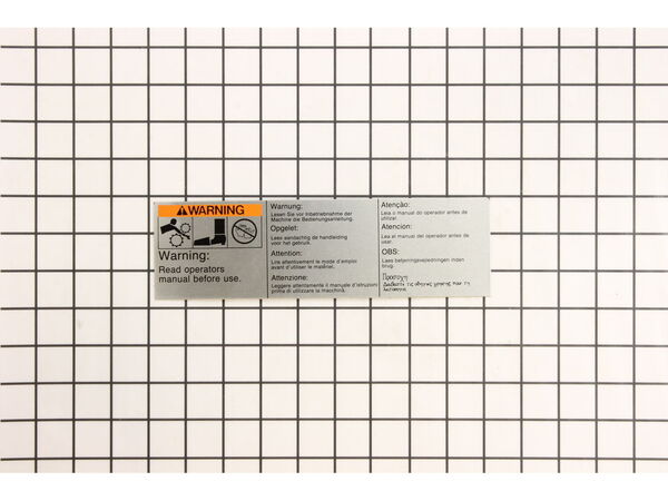 10098724-1-M-Ridgid-58342-Warning Plate