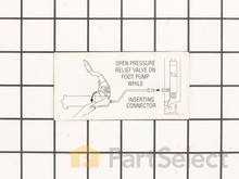 Decal, HF 32 Instruction – Part Number: 62572