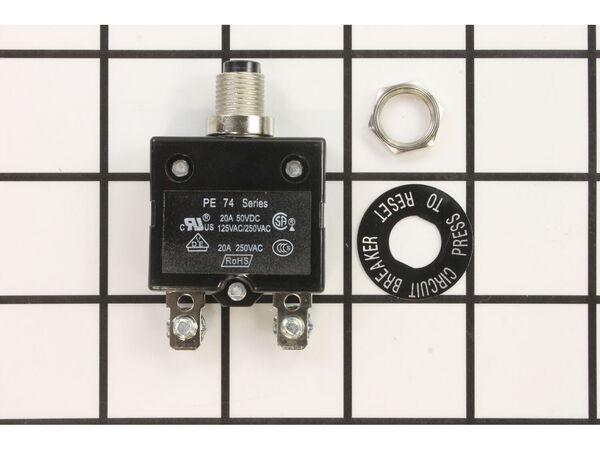 10101508-1-M-Ridgid-780350007-20 Amp Circuit Breaker (120 Vo