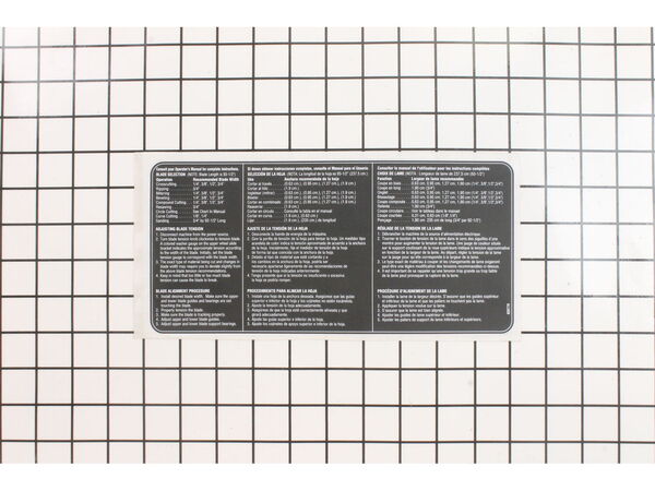 10102570-1-M-Ridgid-826779-Instruction Label
