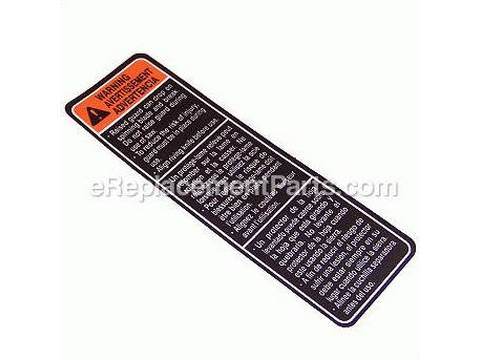 10103538-1-M-Ridgid-864501006-Blade Guard Warning Label