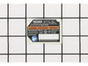 Data Label – Part Number: 940488185