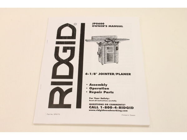 10105337-1-M-Ridgid-SP6173-Owners Manual
