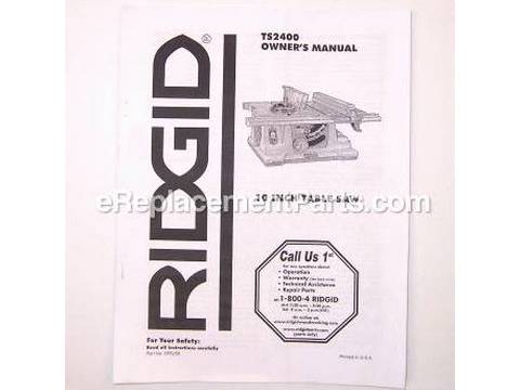 10105348-1-M-Ridgid-SP6258-Owners Manual - English