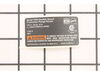 Nameplate – Part Number: A22813