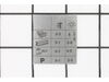 Instruction Label – Part Number: 10-15-2200