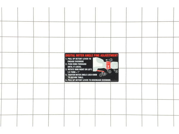 10119508-1-M-Milwaukee-10-20-7900-Fine Adjustment Label