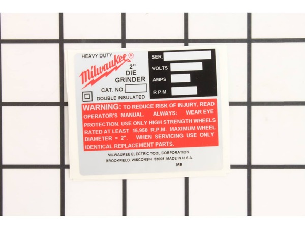10119638-1-M-Milwaukee-12-20-0211-Service Nameplate Kit