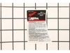 Service Nameplate – Part Number: 12-20-1350
