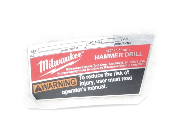 10119807-1-M-Milwaukee-12-20-2602-Service Nameplate Kit
