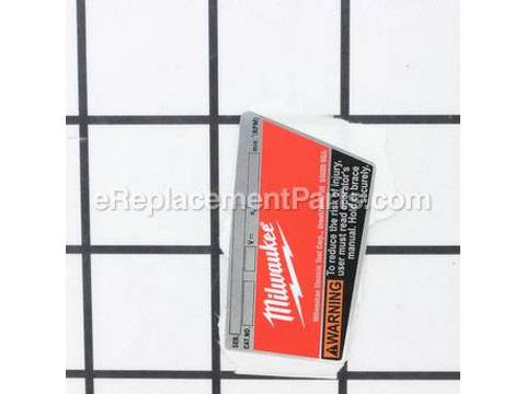 10119812-1-M-Milwaukee-12-20-2610-Service Nameplate Kit