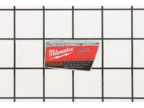 10119834-1-M-Milwaukee-12-20-2811-Service Nameplate Kit