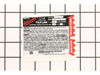 Service Nameplate Kit – Part Number: 12-20-6390