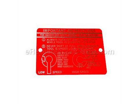 10119950-1-M-Milwaukee-12-98-2100-Instruction Plate