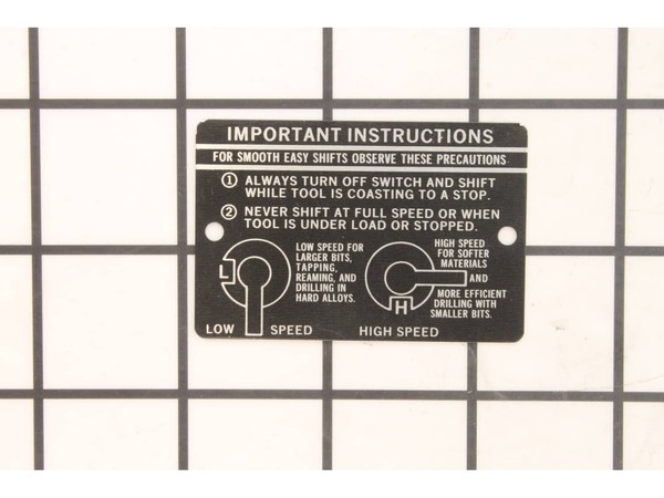 10119951-1-M-Milwaukee-12-98-2105-Instruction Plate