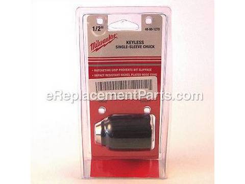 10133994-1-M-Milwaukee-48-66-1270-1/2 Keyless Chuck
