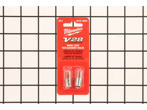 10134238-1-M-Milwaukee-49-81-0040-28V Bulbs 2 Pak